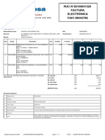 Factura electrónica de venta de cortadoras de concreto y aceite para motor