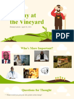 Payday at The Vineyards - Primary Sabbath School Lesson April 10, 2021