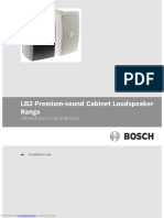 LB2 Premium-Sound Cabinet Loudspeaker Range: LB2-UC15-D1/L1 - LB2-UC30-D1/L1