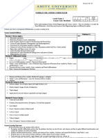 Format For Course Curriculum: Applied Mathematics-I Course Level: UG MATH114 Course Objectives