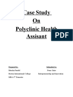 Case Study On Polyclinic Health Assistant