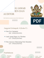 Materi 5 PPT Tanggung Jawab Manajemen Dan Auditor (Kelompok 4)