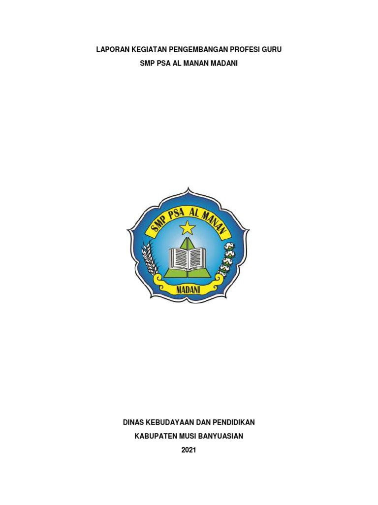 Laporan Kegiatan Pengembangan Guru | PDF