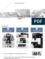 Profil Olympus DSX 1000 Digital Microscope