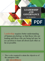 Leadership AND Governance: By: Docsammolao