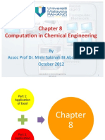 Chapter 8 - Computation in Chemical Engineering