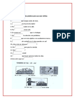 Tarea. Tema: Hay, Ahí, Ay