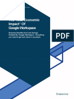 The Total Economic Impact of Google Workspace