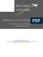 121 Private Jet Catering Menu Layout 8 3 16