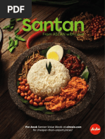 Scoot Inflight Menu 2025 Overview | PDF | Sauce | Curry