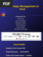 Knowledge Management at FORD