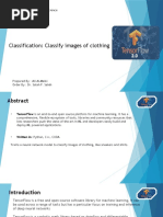 Classification Classify Images of Clothing - ALI LAZIM