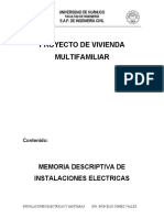 Instalaciones eléctricas multifamiliar