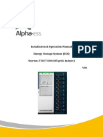 Installation & Operation Manual Energy Storage System (ESS) Storion-T50/T100 (Off-Grid, Indoor) V01