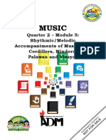 Music7 - Q2 - Mod5 - RhythmicMelodic Accompaniments of Music From Cordillera, M