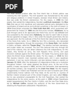 British Politics After WWI: The Irish Question