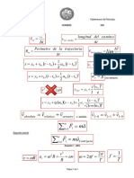 Vademecum de Formulas - Primer Parcial Revision