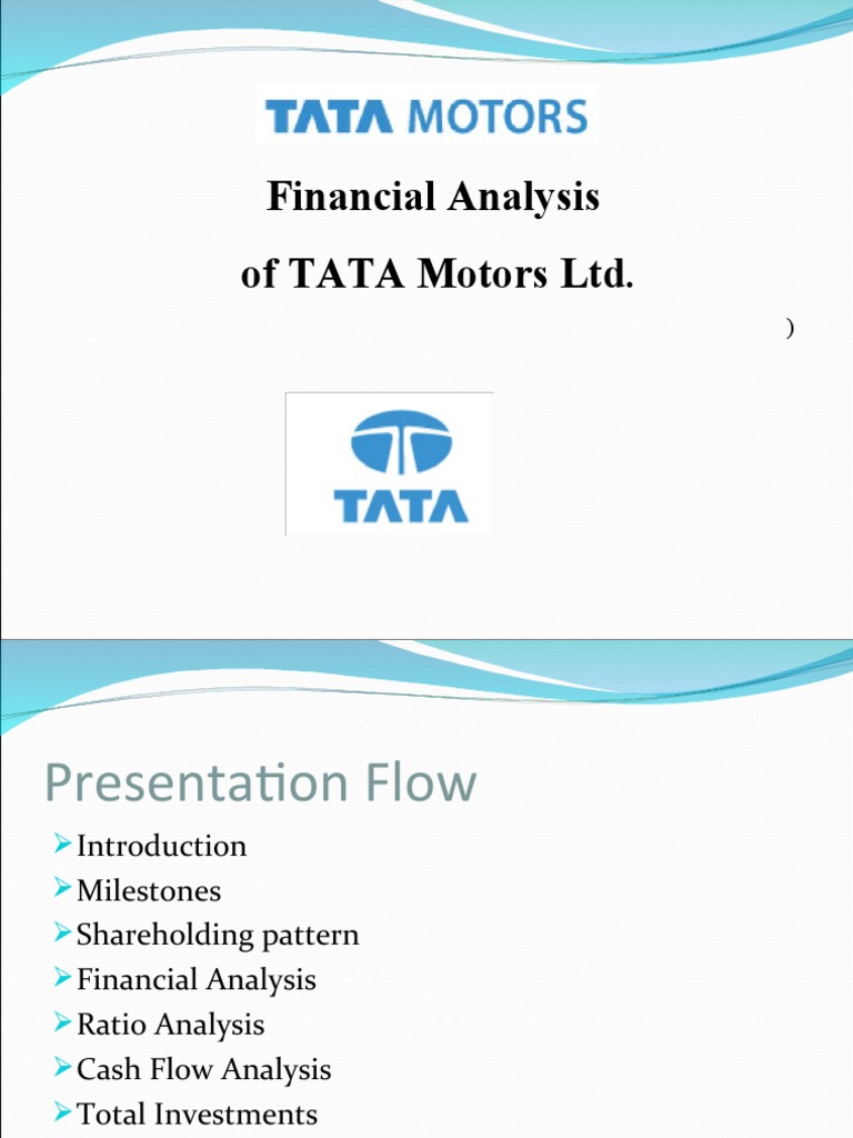 TATA Motors Financial Analysis Overview | PDF | Investing | Debt
