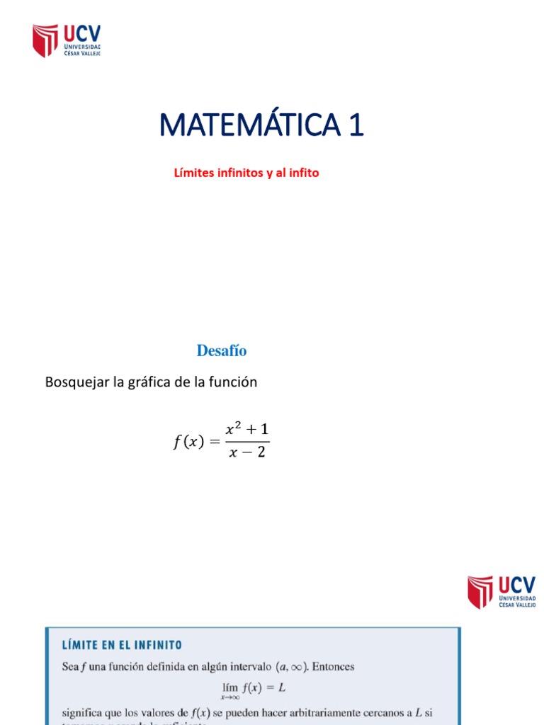 Limites Al Infinito Tarea Límites Infinitos Y AL Infinito TAREA