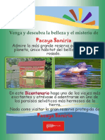 Afiche Reserva Pacaya Samiria