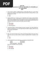 Pdic Law (R.A. 3591 As Amended by R.A 7400, R.A. 9302 (2004), R.A. 9576 (2009), and R.A. 10845 (2016) ) Quiz