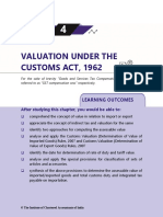 Valuation Under The Customs Act, 1962: After Studying This Chapter, You Would Be Able To