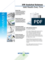 Valid Results Every Time: XPR Analytical Balances