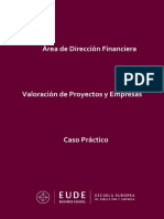 Valoración de Proyectos y Empresas - Caso Práctico