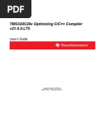 TMS320C28x Optimizing C-C++ Compiler