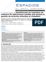 Artículo Proceso para La Identificación de Requisitos