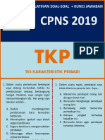 Mod- Latihan TKP CPNS 2019 Dan Pembahasan