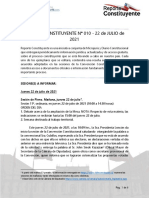 Reporte Constituyente n 010 de 2021