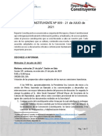 Reporte Constituyente n 009 de 2021