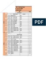 Yearly Plan 2020 - 2021 - Yad Private School Fourth Grade - 4A & 4B - English T. Ahmad Saleh Ahmad