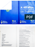 Contrato de Trabajo y Una Relación de Cuarenta Años A La Luz de Los Tiempos Modernos