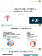 Semiología de Ginecología Obstétrica y Mama y Valoración de La Pelvis