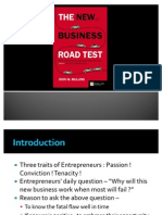 New Business Road Test