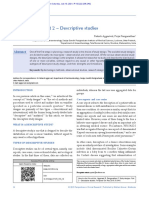 Study Designs: Part 2 - Descriptive Studies: Statistics