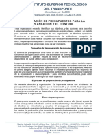 Preparación de Presupuestos para La Planeación y El Control