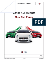 Motor 1.3 Multijet. 90cv Fiat Punto. Fiat PUNTO 1.3 Multijet. Capacitación Comercial. Fecha_ Junio 2009