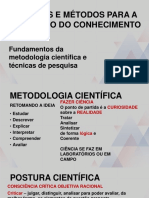 Metodologia Científica Produção Conhecimento