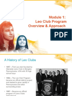 Leo Club Program Overview & Approach