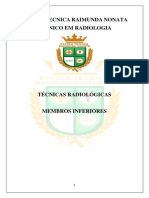 Técnicas radiológicas membros inferiores