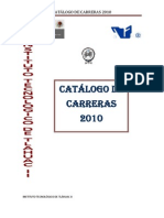 Catalogo de Carreras 2010