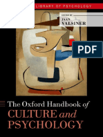 Culture and Psychology.the Oxford Handbook Of