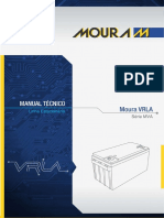 Manual de Instalação e Operação Moura Estacionária VRLA - Série MVA Versão V3 03 JANEIRO 2020 ANATEL