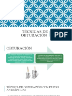 Técnicas de Obturación