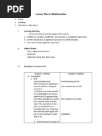 Detailed Lesson Plan in Mathematics 3 | PDF | Subtraction | Teaching