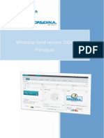 Prerequis - WhatsUp - v2020