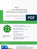 KD 7 Kesehatan, Keselamatan, Dan Keamanan Kerja (K3) Part 1